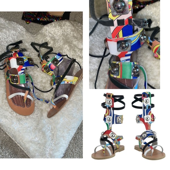 Ancient Greek Sandals x Peter Pilotto Sandals - Collaboration Edition - Picture 2 of 14